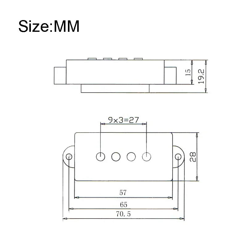 Open-Type P Bass Pickup for Precision Sound 3 Open-Type P Bass Pickup for Precision Sound - Image 3