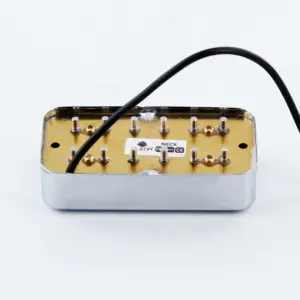 Gold and Chrome Humbucker Pickup for FT Guitars 12 S0aadcb0cfd944f96b8a5b28b6a317321V