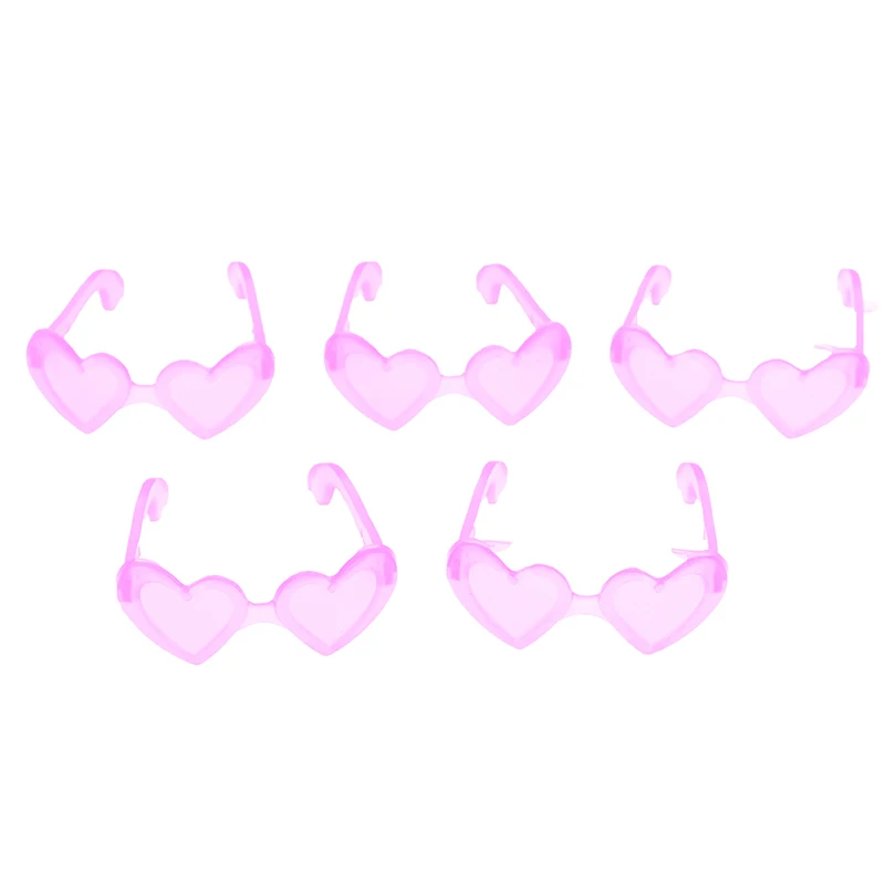 Pink Heart-Shaped Doll Sunglasses Set for 1/6 Scale 4 Pink Heart-Shaped Doll Sunglasses Set for 1/6 Scale - Image 4