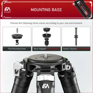 EVUMO XT9S Carbon Fiber Tripod for Cameras 14 S0afb6a8d96864cdca71029102076b82dy