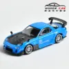 Blue Mazda RX7 1:64 Diecast Model Car