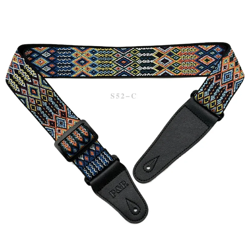 Vibrant Woven Guitar Strap with Six Designs 8 Vibrant Woven Guitar Strap with Six Designs - Image 8