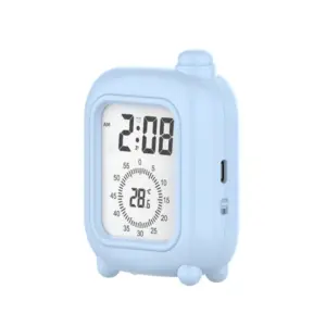 Modern Blue Digital Travel Clock 17 S0b33d3028e2040dea001f55603fd6f6eh