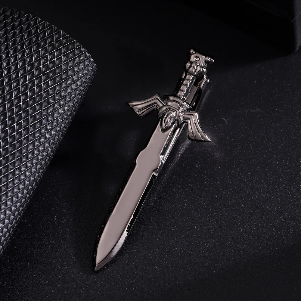 Bold Metal Tie Clip in Silver, Black, White, Gold 8 Bold Metal Tie Clip in Silver, Black, White, Gold - Image 8