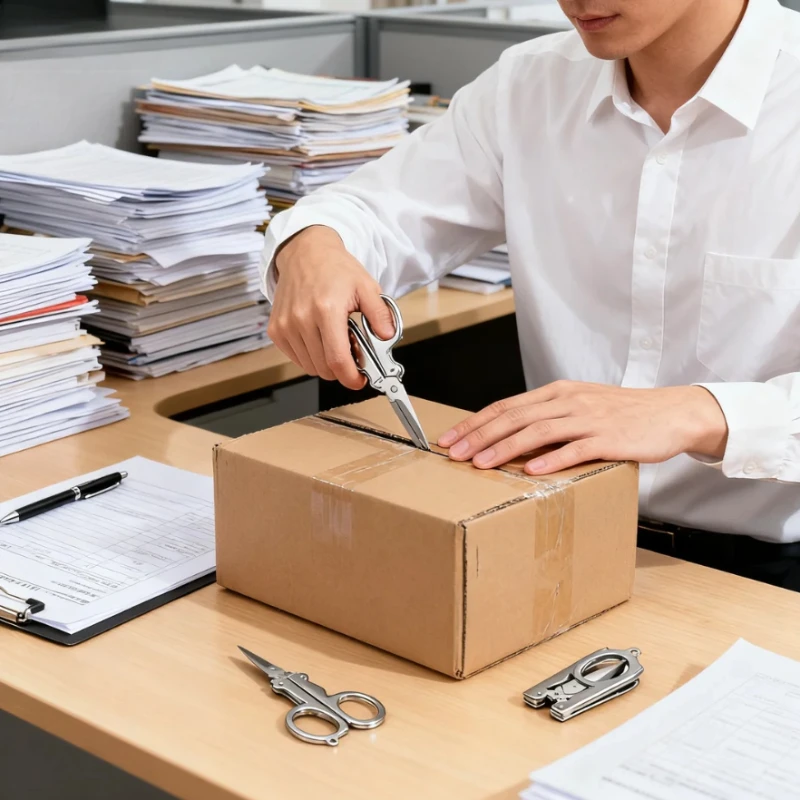 Multi-Purpose Stainless Steel Folding Scissors Set 2 Multi-Purpose Stainless Steel Folding Scissors Set - Image 2