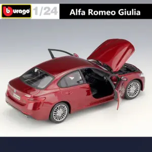 Vivid Red Alfa Romeo Giulia Coupe Model 1:24 Scale 10 S0b62514bfdfd4e6eae12b4ddadd1a278R