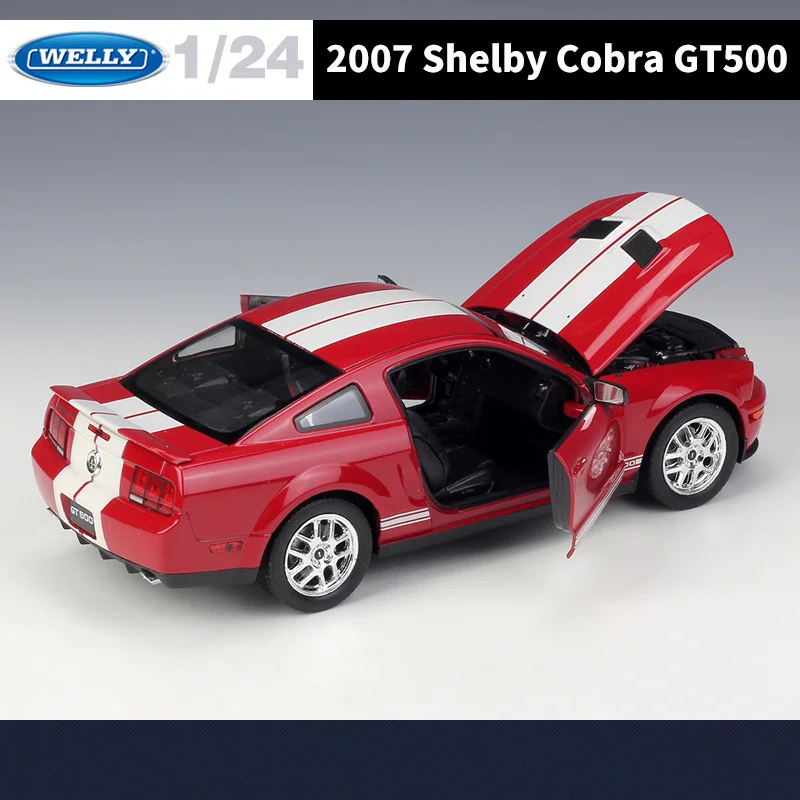 2007 Ford Mustang Shelby GT500 Diecast Model 5 2007 Ford Mustang Shelby GT500 Diecast Model - Image 5