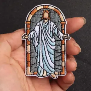 Set of 5 God Jesus Embroidered Patches
