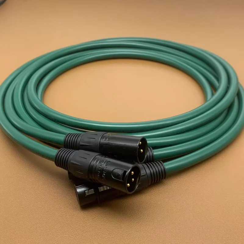 Vibrant Green Professional XLR Audio Cable 4 Vibrant Green Professional XLR Audio Cable - Image 4
