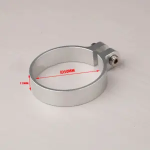 Aluminum Alloy Exhaust Pipe Clamp 45/50mm 5 S0bc95bbf425540afbfdda1c964a76ba2j