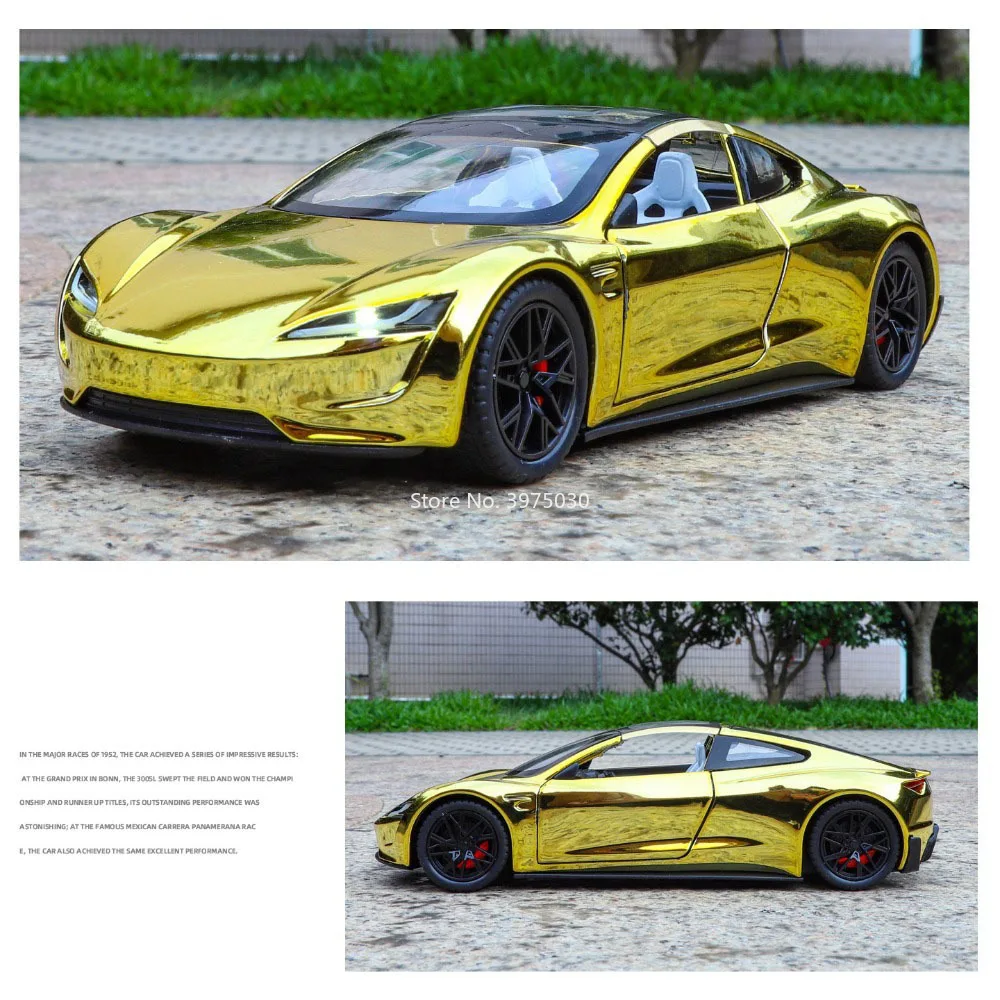 1:24 Alloy Roadster Model Car 6 1:24 Alloy Roadster Model Car - Image 6