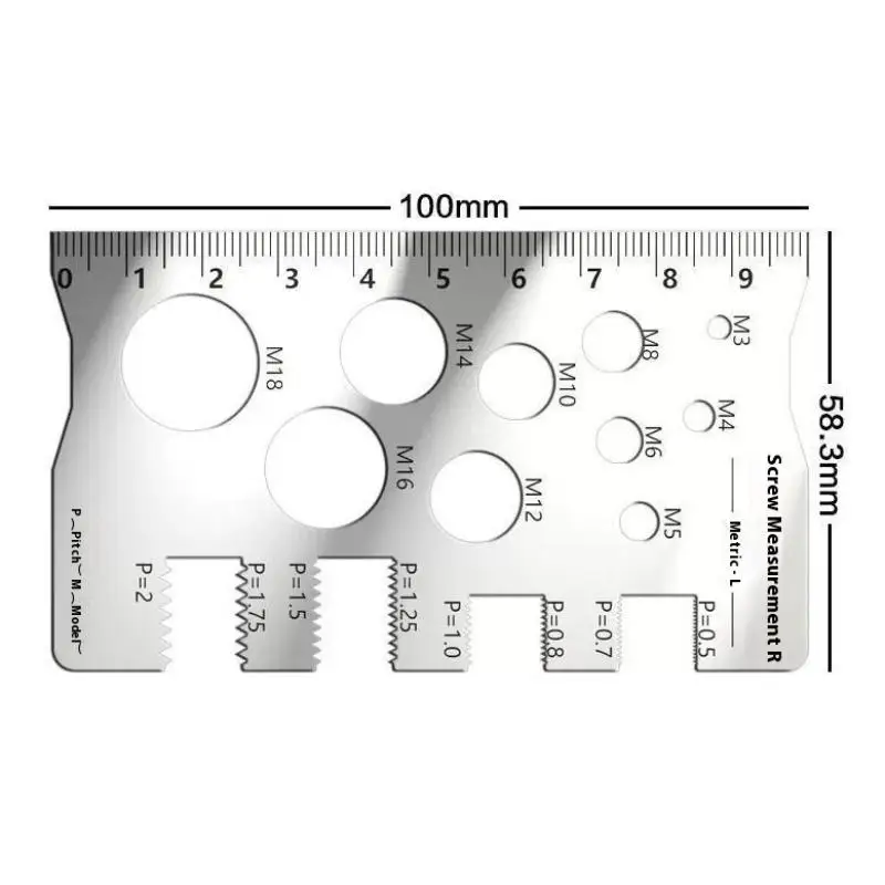 Stainless Steel Screw Gauge Set 0-80mm 7 Stainless Steel Screw Gauge Set 0-80mm - Image 7