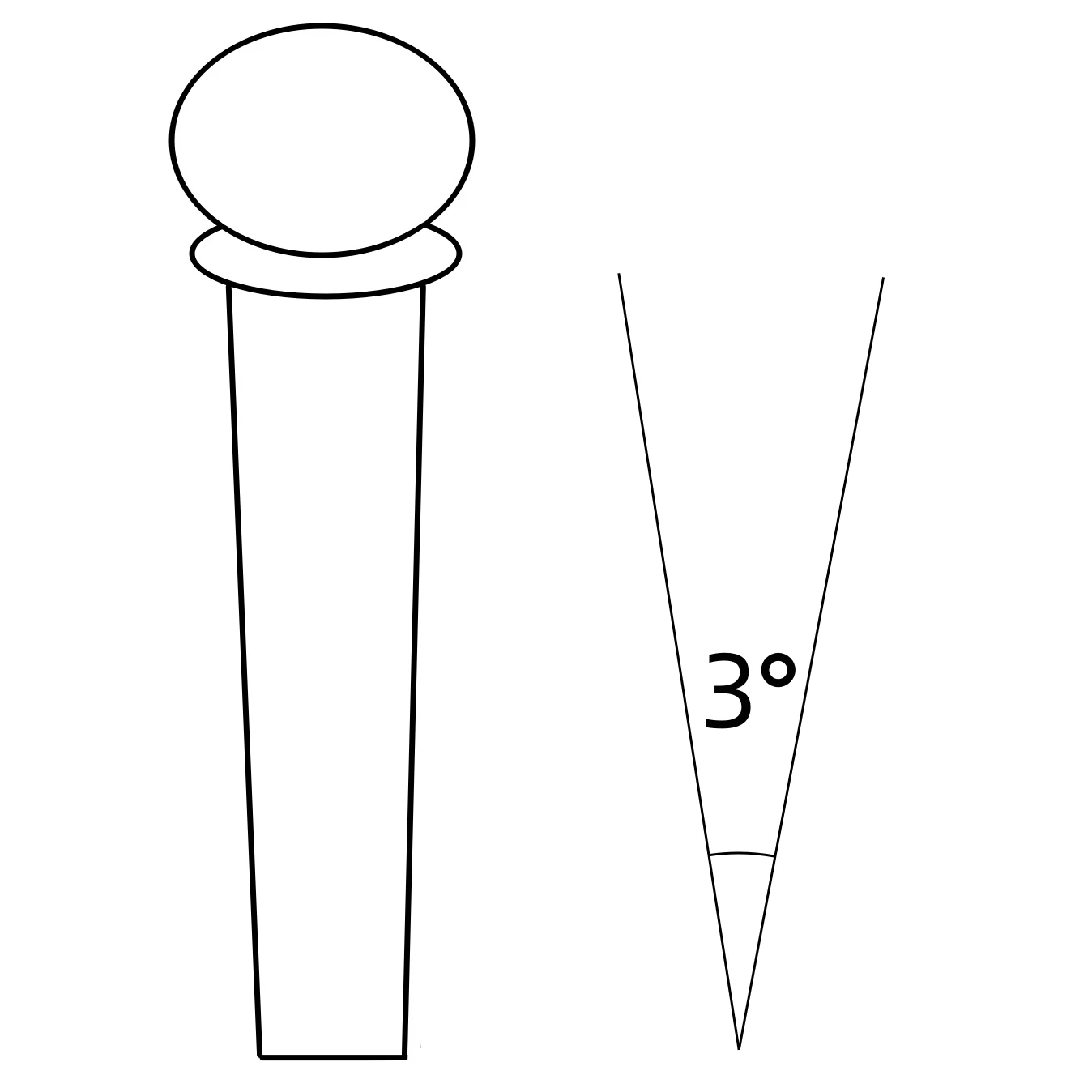 White Cow Bone Guitar String Peg Set 4 White Cow Bone Guitar String Peg Set - Image 4