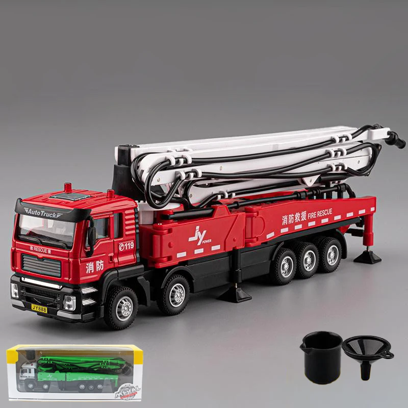 Miniature Concrete Pump Truck Model 1:50 Scale 9 Miniature Concrete Pump Truck Model 1:50 Scale - Image 9