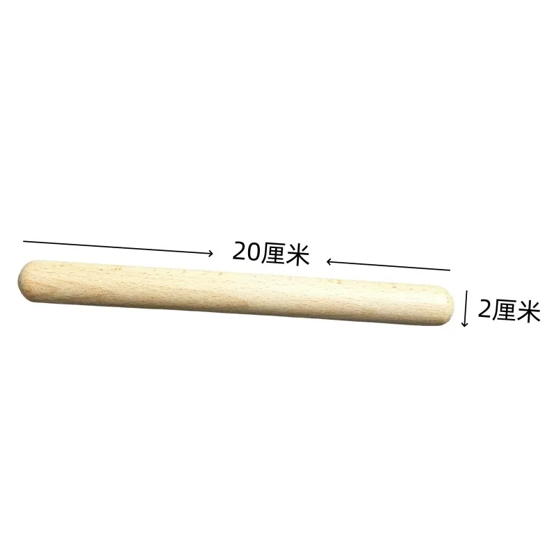 Natural Beech Drumsticks, 20cm for Rhythm 6 Natural Beech Drumsticks, 20cm for Rhythm - Image 6