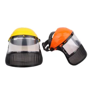 Durable Gardening Safety Helmet with Face Mask 10 S0c517cc8e9aa4183beb22ee83856b04eD