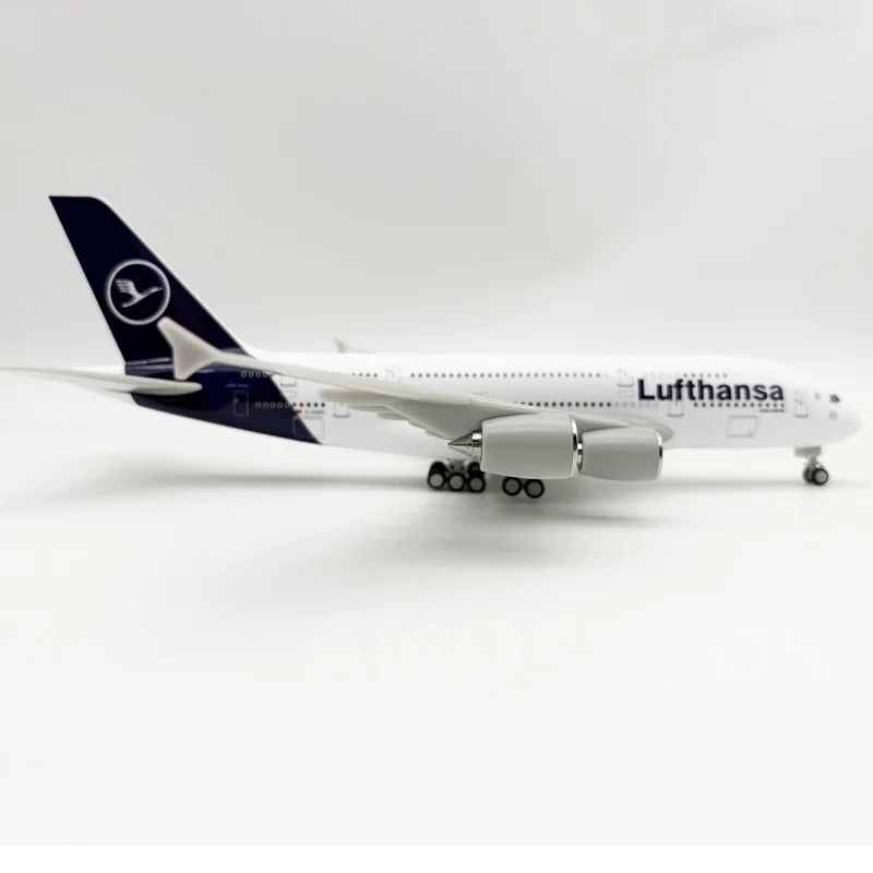 Lufthansa Airbus A380 Resin Model 30cm 1:240 3 Lufthansa Airbus A380 Resin Model 30cm 1:240 - Image 3