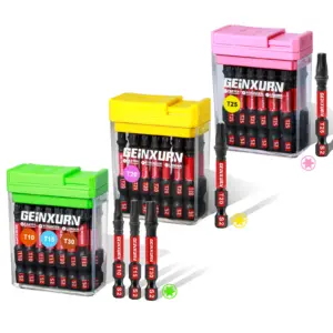 Impact Torx Screwdriver Bits Set 45-Piece, Alloy Steel