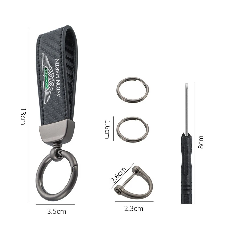Aston Martin Carbon Fiber Motorcycle Keychain 3 Aston Martin Carbon Fiber Motorcycle Keychain - Image 3