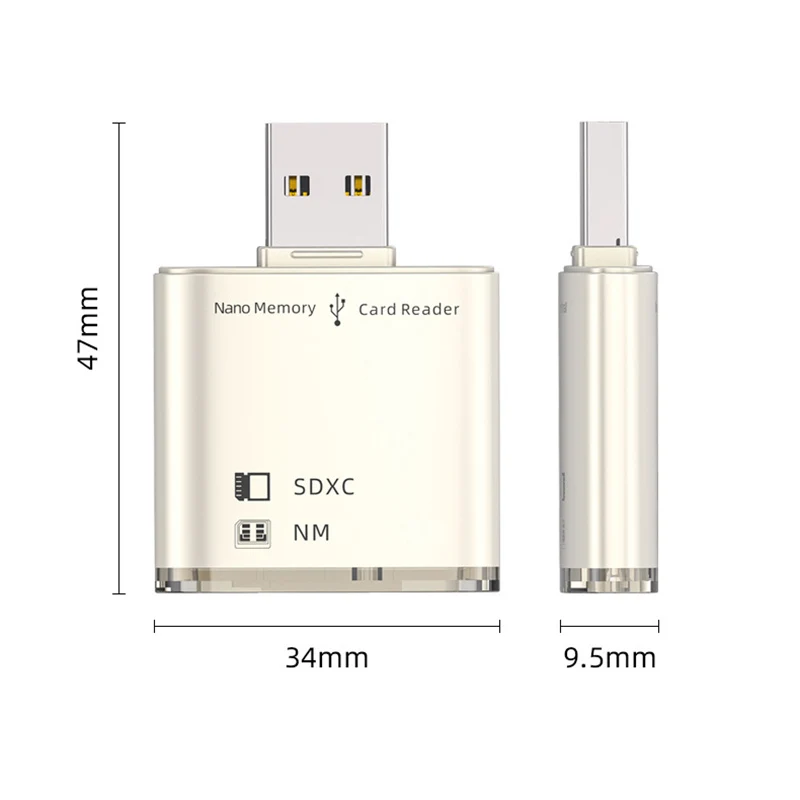 Premium USB 3.0 Dual Card Reader for SD/HD/MN 4 Premium USB 3.0 Dual Card Reader for SD/HD/MN - Image 4