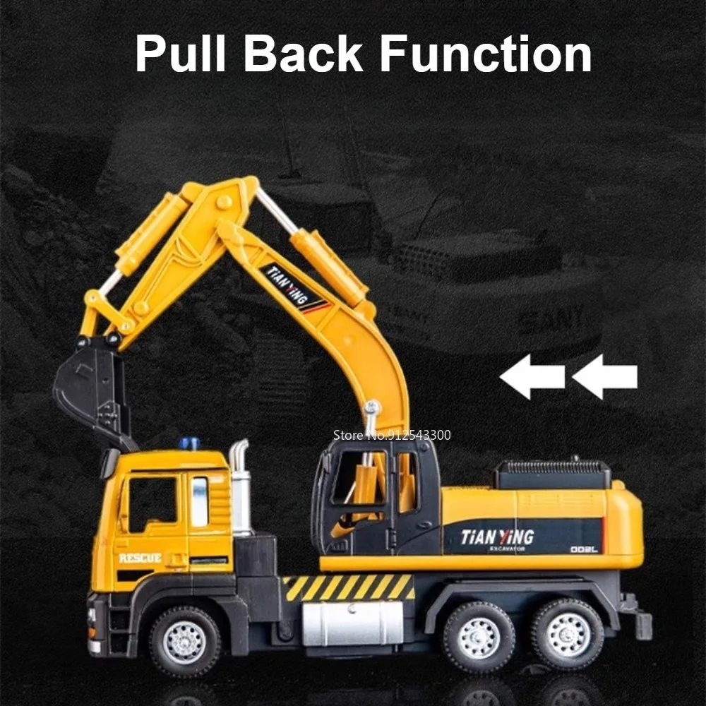 1/32 Excavator Cement Mixer Model 3 1/32 Excavator Cement Mixer Model - Image 3