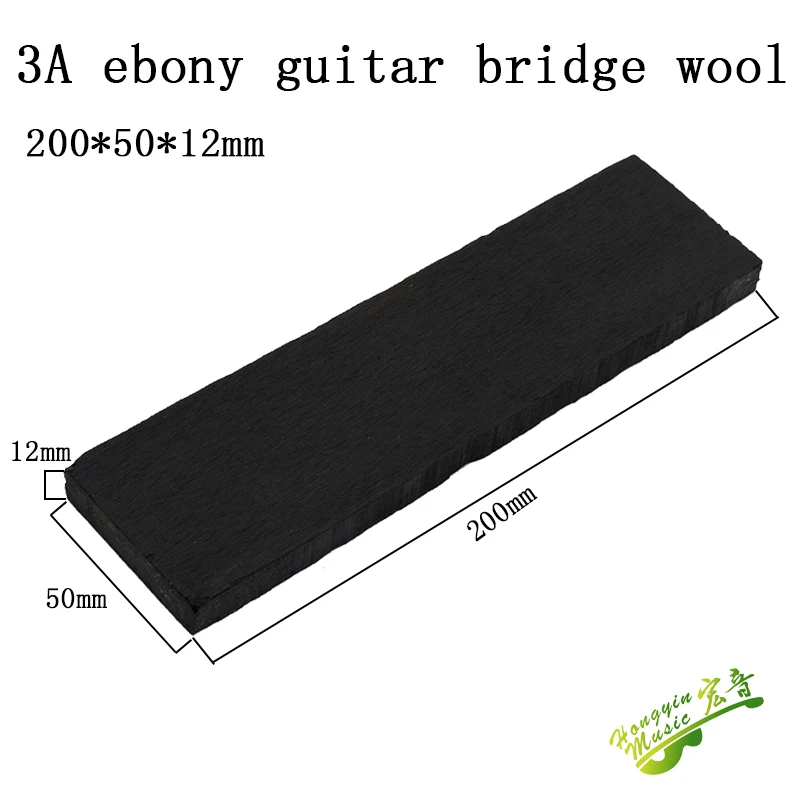 Premium Ebony Guitar Bridge for Enhanced Tone 2 Premium Ebony Guitar Bridge for Enhanced Tone - Image 2