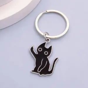 Vintage Stainless Steel Keychain with Charms 18 S0cee85a286a847a5ad353e2c2a7e2949v