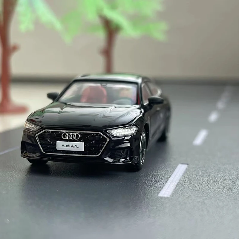 Black 1:64 Scale A7L Sedan Diecast Model 5 Black 1:64 Scale A7L Sedan Diecast Model - Image 5