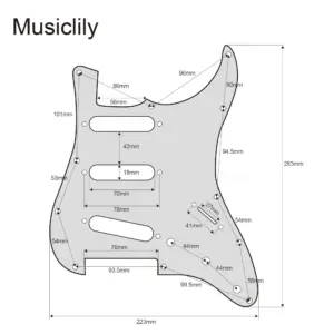 Musiclily Pro-SE SSS Pickguard for Strat Guitars 11 S0cf459e4bc6849f7882fe4e964789b6cJ 1