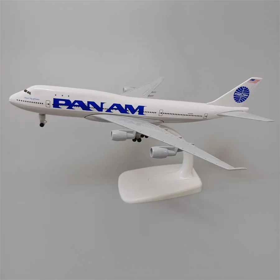 Pan Am B747 Diecast Airplane Model 20cm 5 Pan Am B747 Diecast Airplane Model 20cm - Image 5