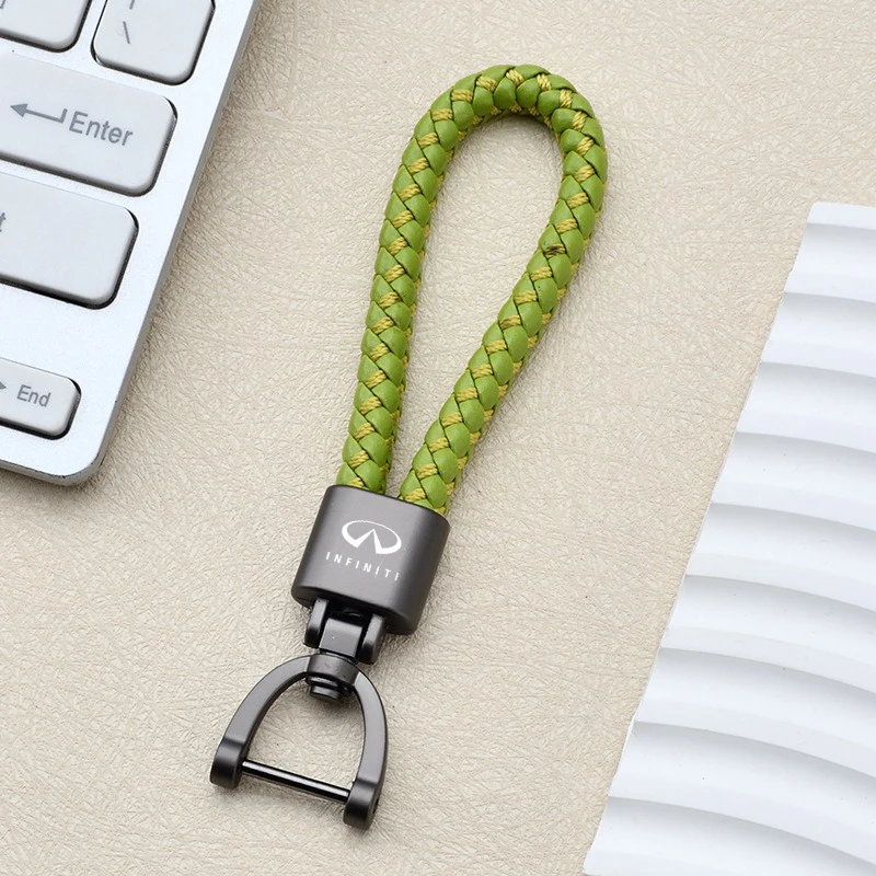 Colorful Braided Car Keychain with Metal Accents 5 Colorful Braided Car Keychain with Metal Accents - Image 5