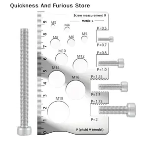 Stainless Steel Screw Gauge Set 0-80mm 11 S0d3a35b6d81145c6a070c6dbd793cfeeM