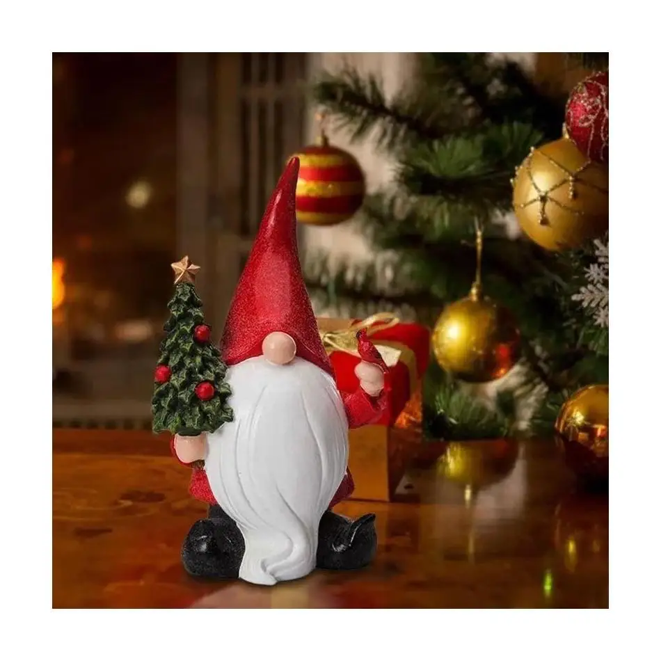 Festive Resin Christmas Garden Gnome 6 Festive Resin Christmas Garden Gnome - Image 6