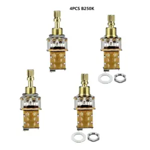 Durable Push-Push Guitar Potentiometers Set 19 S0d5e156970584b3281f968e97cfc60ccG