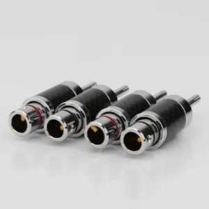 High-End Carbon Fiber Banana Spade Connectors 10 S0d6de665431c403e8d2e1ddddb8de389S