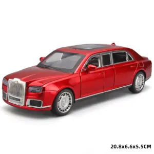 Aurus Senat 1:24 Diecast Model in Glossy Black 14 S0dc0f428dffa4e9683a0ec3b86e908caK