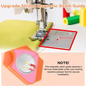 Colorful Magnetic Seam Guide Set for Sewing Machines 12 S0de6d7c35c5e4563bb88128f78ea04946