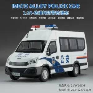 1:24 Scale Iveco SWAT Police Diecast Model 12 S0deb473215244013975650c1ba586cc7D
