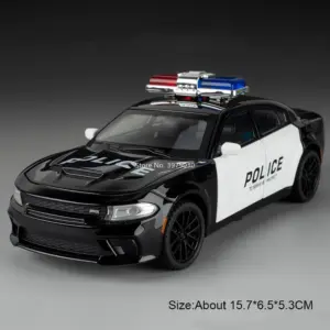 1:32 Diecast Police Charger with Lights 13 S0e065fa1a24c4243b08ab1b1c5b32ab7y