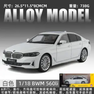 1:18 BMW 5 Series 530LI Diecast Model 12 S0e2cbceb677e47ecbd091c0655e51ba5X