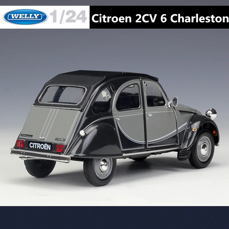 Vintage Citroen 2CV 6 Charleston 1:24 Diecast Model 6 Vintage Citroen 2CV 6 Charleston 1:24 Diecast Model - Image 6
