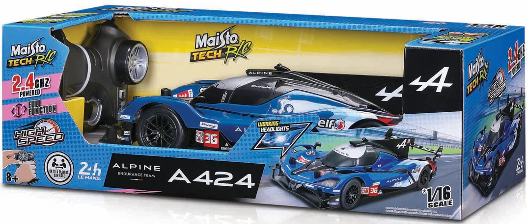 1:16 Scale Die-Cast Alpine A424 & Ferrari 499p RC Car 2 1:16 Scale Die-Cast Alpine A424 & Ferrari 499p RC Car - Image 2