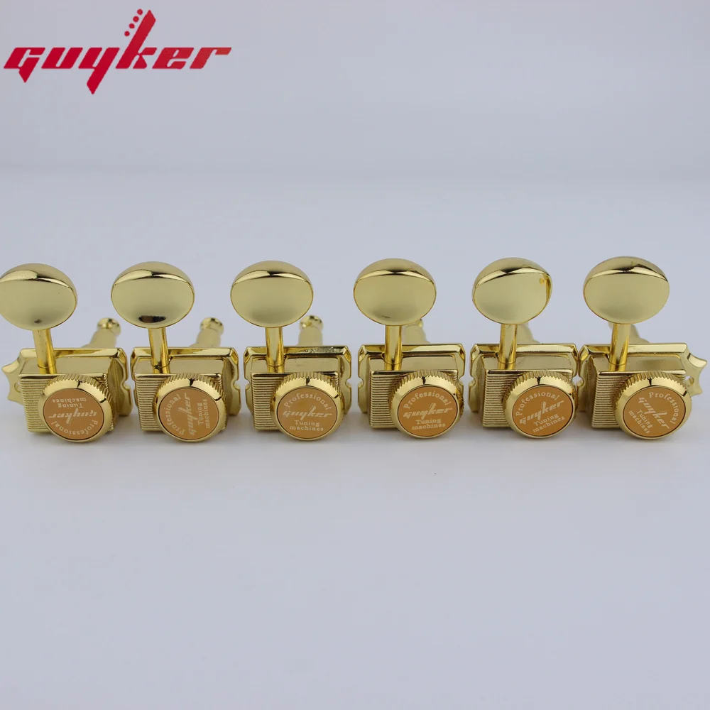 Vintage Gold Locking Tuners for Electric Guitar 2 Vintage Gold Locking Tuners for Electric Guitar - Image 2