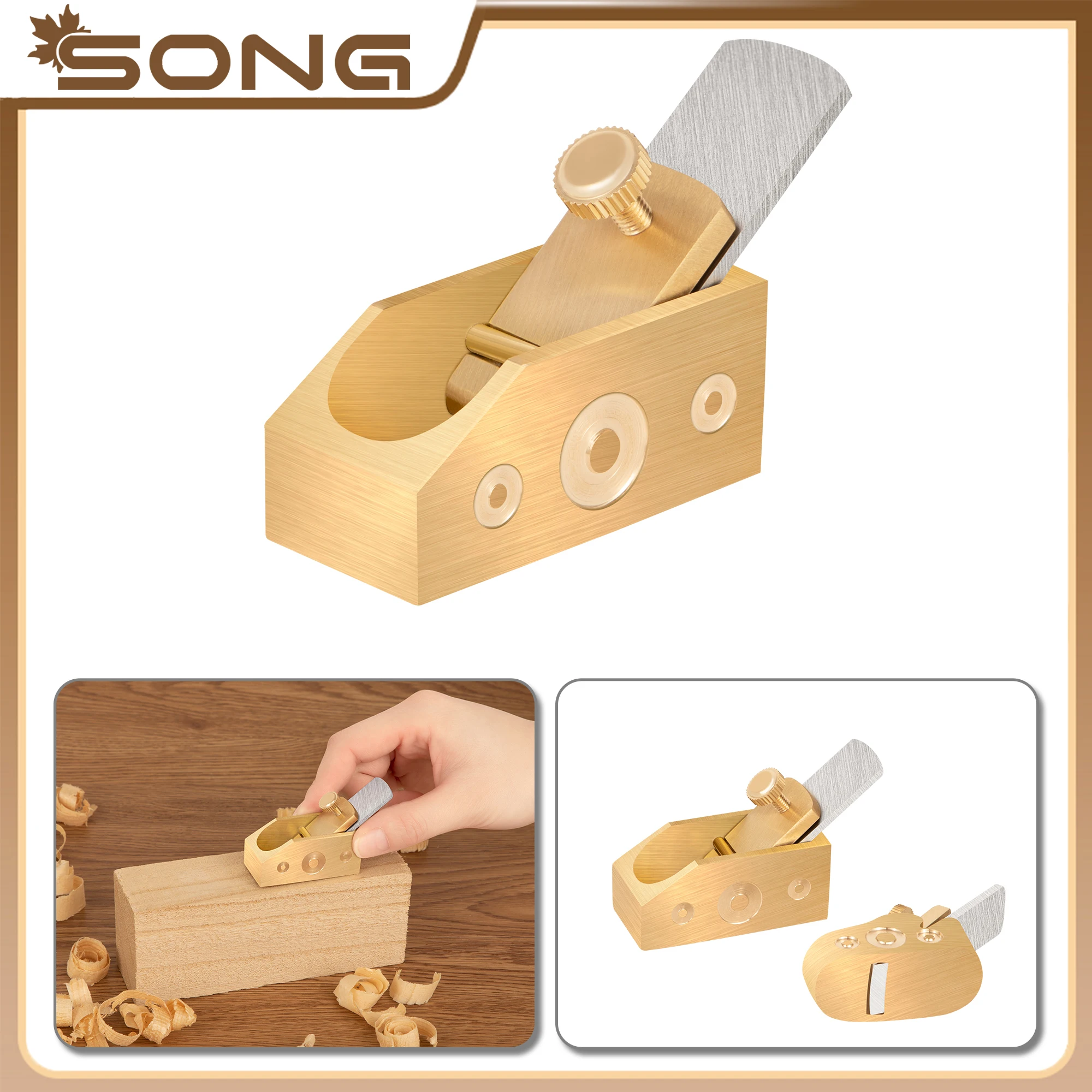 Mini Brass Precision Violin Shaping Plane 2 Mini Brass Precision Violin Shaping Plane - Image 2