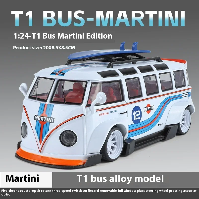 1:24 Scale Vintage Volkswagen T1 Bus Model 9 1:24 Scale Vintage Volkswagen T1 Bus Model - Image 9