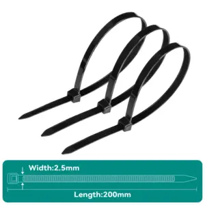 Self-Locking Nylon Cable Ties Set, 100 Pack 13 S0ef45bb12dac47898e13e807bbee92fbK 1