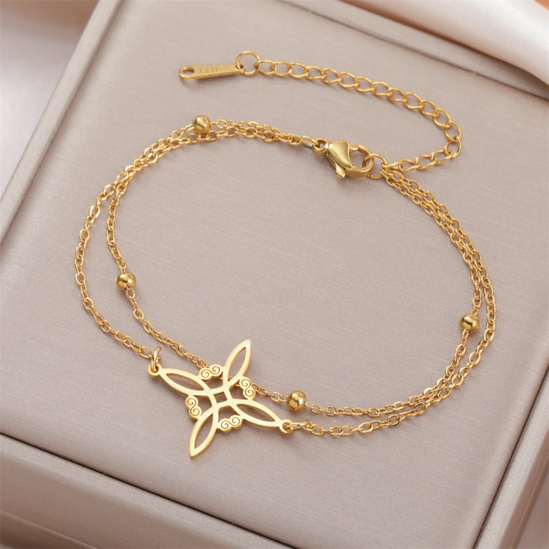 Stainless Steel Celtic Knot Bracelet 2 Stainless Steel Celtic Knot Bracelet - Image 2