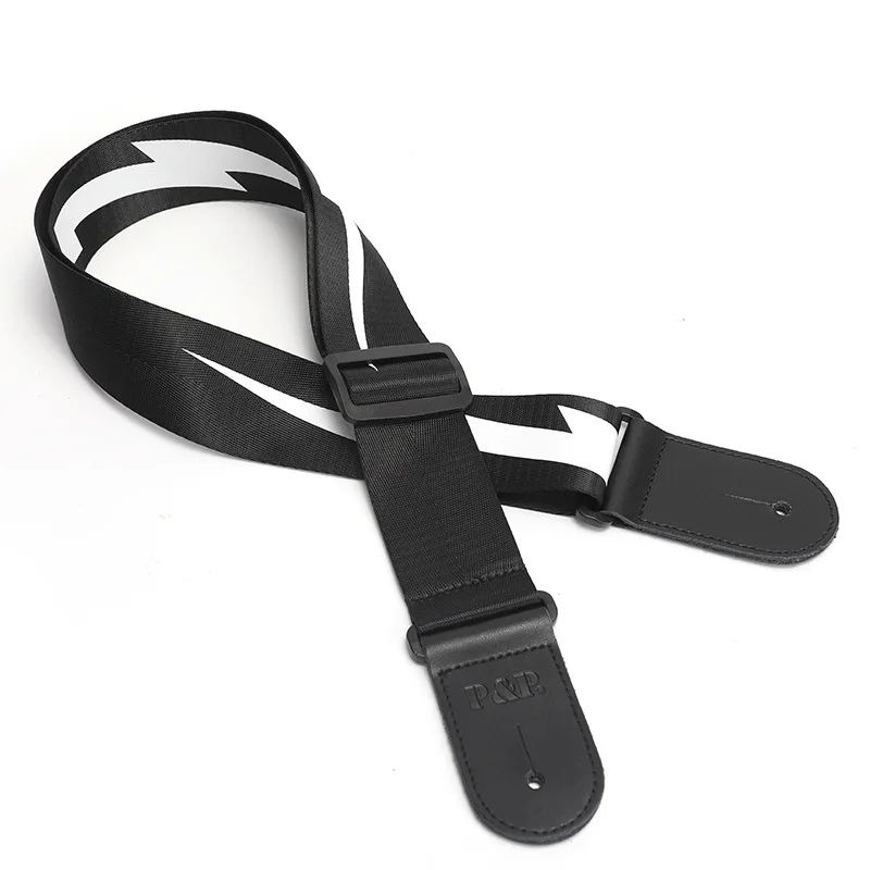 Vibrant Lightning Guitar Strap for Electric & Acoustic 10 Vibrant Lightning Guitar Strap for Electric & Acoustic - Image 10
