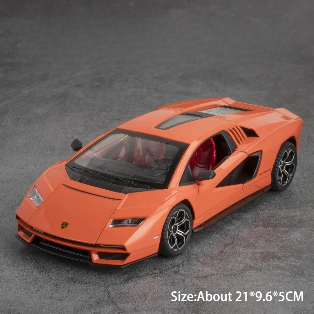 Vibrant Yellow Lamborghini Countach Diecast Model 7 Vibrant Yellow Lamborghini Countach Diecast Model - Image 7