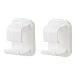 White Wall Hook for Bathrooms and Kitchens 14 S0f6961e1fc5b40fc93bceb56799829207